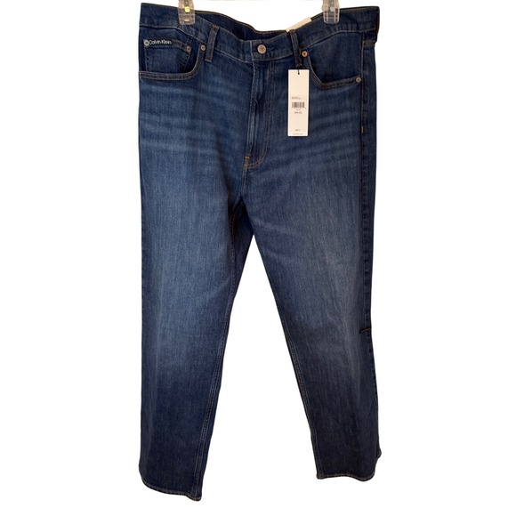 Calvin Klein Other - Calvin Klein Mens Relaxed Straight Jeans‎ Montauk Wash 36W 30L New With Tags